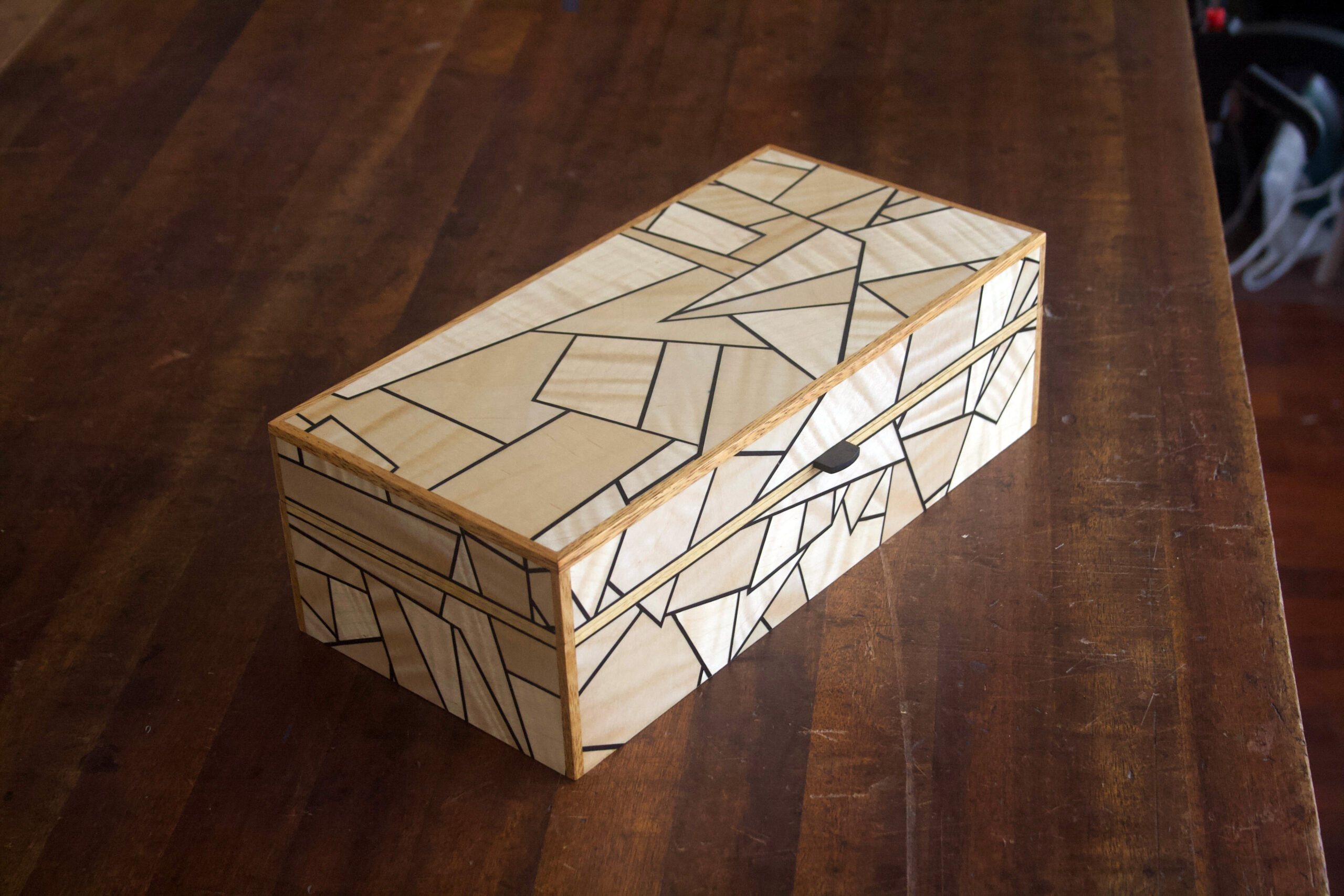 MarqueterÃa de hielo agrietado